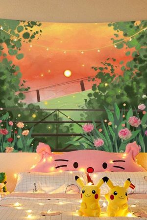 Cute Everyday Outfits, Outfit Inspo Casual Oil Painting Tapestry & LED Lights Set