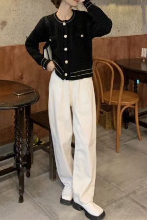 Cute Everyday Outfits, Outfit Inspo Casual Old Money Aesthetic Cardigan