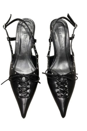 Cute Everyday Outfits, Outfit Inspo Casual Old Money Aesthetic Lace Up Mules