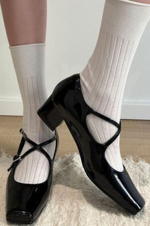 Cute Everyday Outfits, Outfit Inspo Casual Old Money Cross Strap Mary Janes