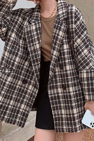 Cute Everyday Outfits, Outfit Inspo Casual Old Money Plaid Jacket