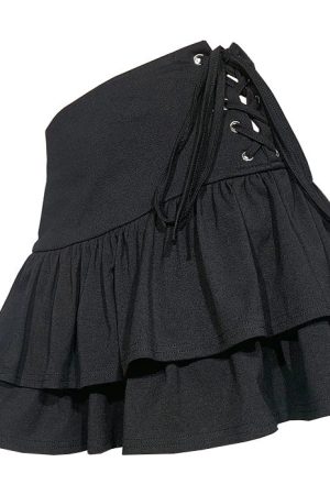 Cute Everyday Outfits, Outfit Inspo Casual One And Only Lace Up Skirt