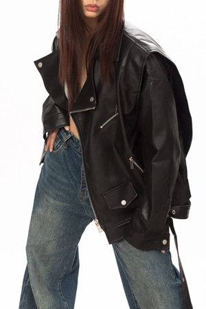 Cute Everyday Outfits, Outfit Inspo Casual One Way Ticket Moto Jacket