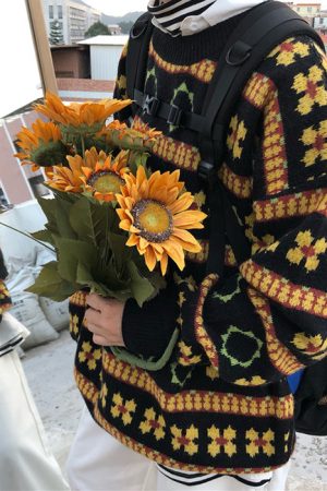 Cute Everyday Outfits, Outfit Inspo Casual Сottagecore Knit Sweater