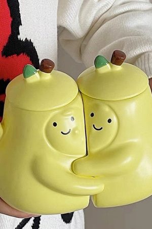 Cute Everyday Outfits, Outfit Inspo Casual Pair of Pear-Shaped Couple Mugs