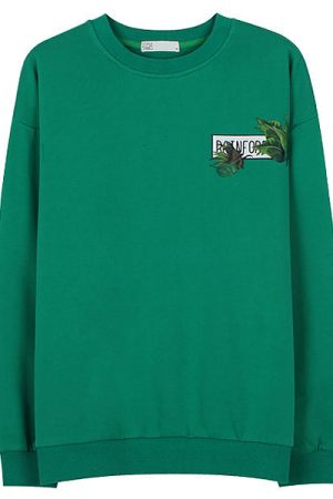 Cute Everyday Outfits, Outfit Inspo Casual Palm Leaf Checker Sweatshirt