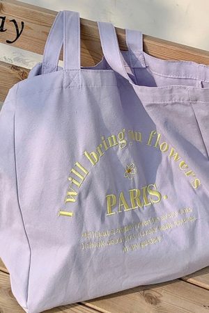 Cute Everyday Outfits, Outfit Inspo Casual Paris Embroidered Flower Bag