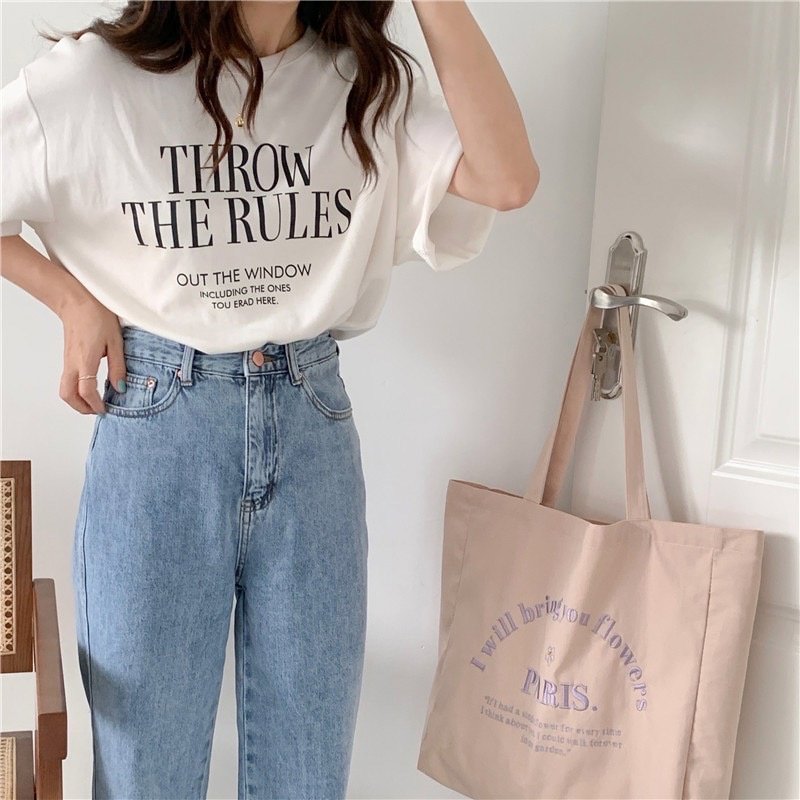 Cute Everyday Outfits, Outfit Inspo Casual Paris Embroidered Flower Bag Cute Everyday Outfits, Outfit Inspo Casual Paris Embroidered Flower Bag