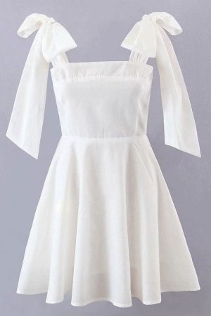 Cute Everyday Outfits, Outfit Inspo Casual Parisian Aesthetic Bow Tie Dress