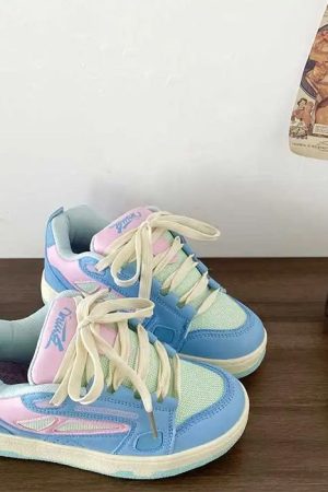 Cute Everyday Outfits, Outfit Inspo Casual Pastel Candy Skater Sneakers