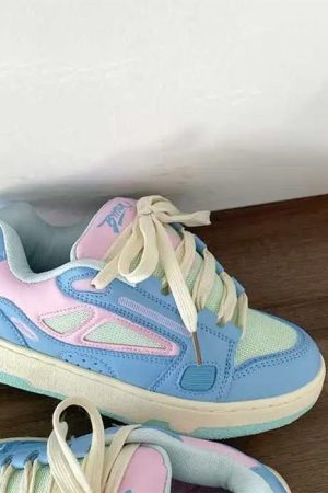 Cute Everyday Outfits, Outfit Inspo Casual Pastel Candy Skater Sneakers