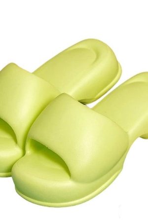 Cute Everyday Outfits, Outfit Inspo Casual Pastel Foam Street Slippers