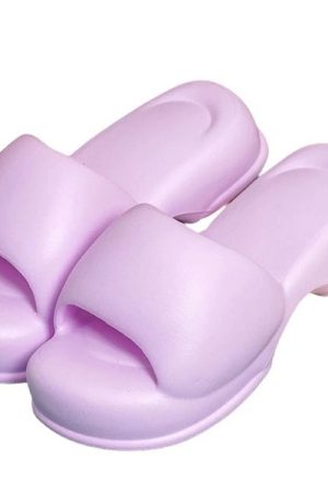 Cute Everyday Outfits, Outfit Inspo Casual Pastel Foam Street Slippers