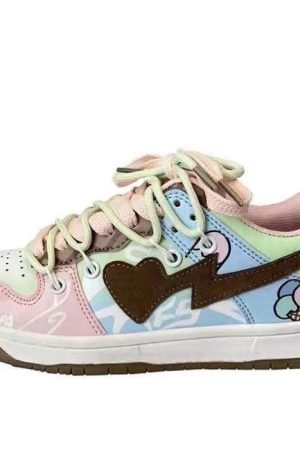 Cute Everyday Outfits, Outfit Inspo Casual Pastel Heart Aesthetic Sneakers