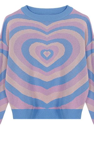 Cute Everyday Outfits, Outfit Inspo Casual Pastel Heart Sweater