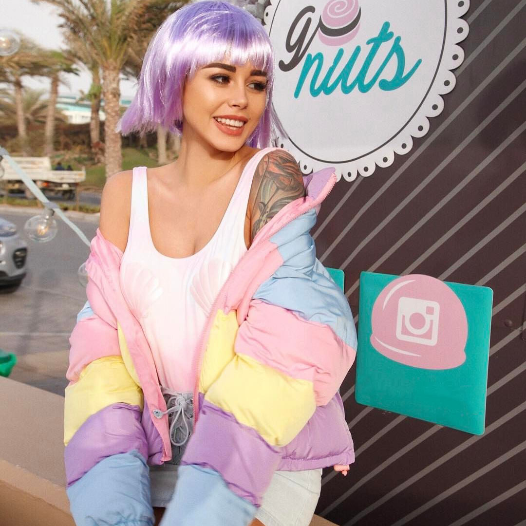 Cute Everyday Outfits, Outfit Inspo Casual Pastel Padded Jacket Cute Everyday Outfits, Outfit Inspo Casual Pastel Padded Jacket