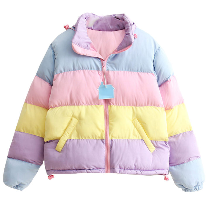 Cute Everyday Outfits, Outfit Inspo Casual Pastel Padded Jacket Cute Everyday Outfits, Outfit Inspo Casual Pastel Padded Jacket