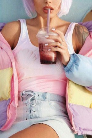 Cute Everyday Outfits, Outfit Inspo Casual Pastel Padded Jacket