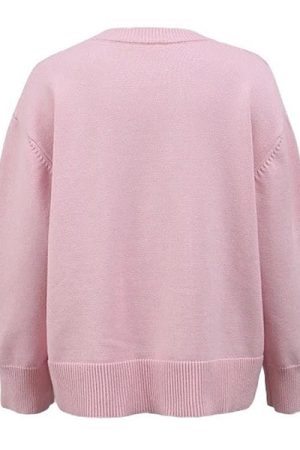 Cute Everyday Outfits, Outfit Inspo Casual Pastel Pink Oversized Sweater