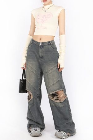 Cute Everyday Outfits, Outfit Inspo Casual Pastel Soft Girl Tee with Arm Warmers