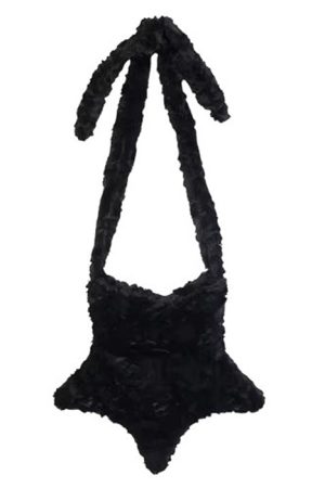 Cute Everyday Outfits, Outfit Inspo Casual Pastel Star-Shaped Fuzzy Bag