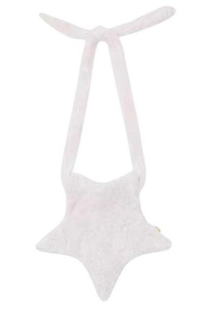 Cute Everyday Outfits, Outfit Inspo Casual Pastel Star-Shaped Fuzzy Bag