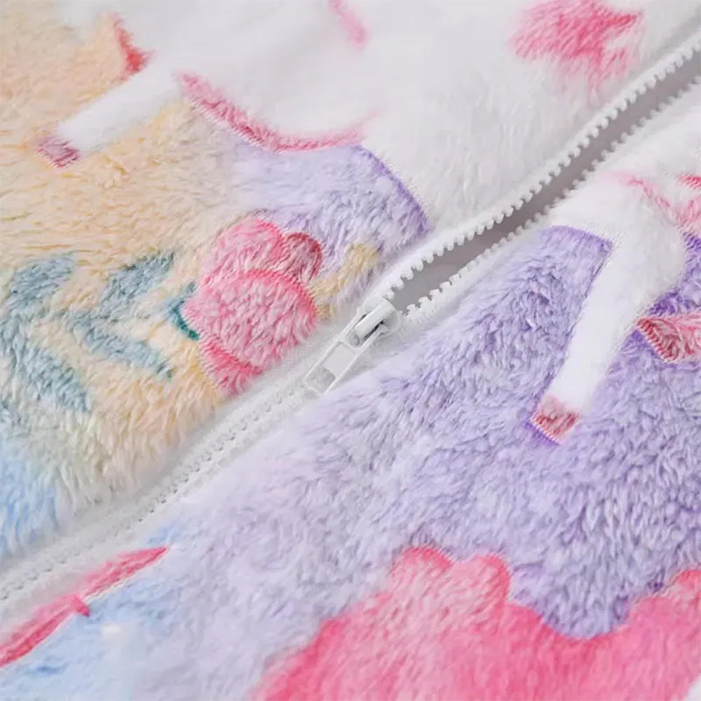 Cute Everyday Outfits, Outfit Inspo Casual Pastel Unicorn Fleece Jacket Cute Everyday Outfits, Outfit Inspo Casual Pastel Unicorn Fleece Jacket