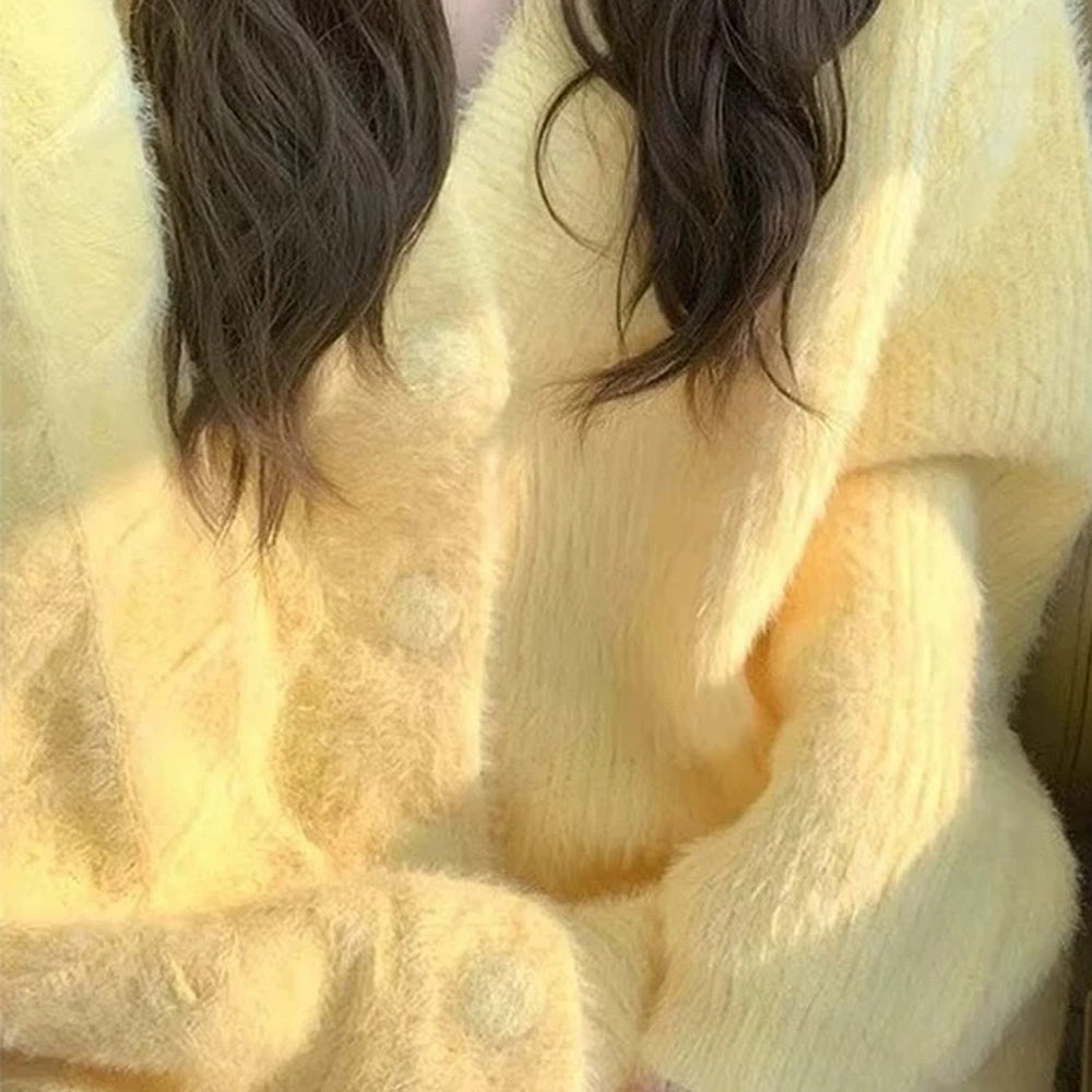 Cute Everyday Outfits, Outfit Inspo Casual Pastel Yellow Fuzzy Cardigan Cute Everyday Outfits, Outfit Inspo Casual Pastel Yellow Fuzzy Cardigan