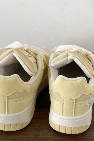 Cute Everyday Outfits, Outfit Inspo Casual Pastel Yellow Star Aesthetic Sneakers