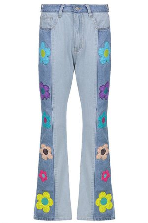Cute Everyday Outfits, Outfit Inspo Casual Peace & Petals Indie Kid Jeans