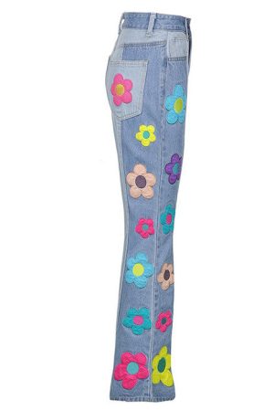 Cute Everyday Outfits, Outfit Inspo Casual Peace & Petals Indie Kid Jeans