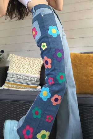 Cute Everyday Outfits, Outfit Inspo Casual Peace & Petals Indie Kid Jeans