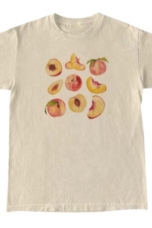 Cute Everyday Outfits, Outfit Inspo Casual Peach Graphic T-Shirt