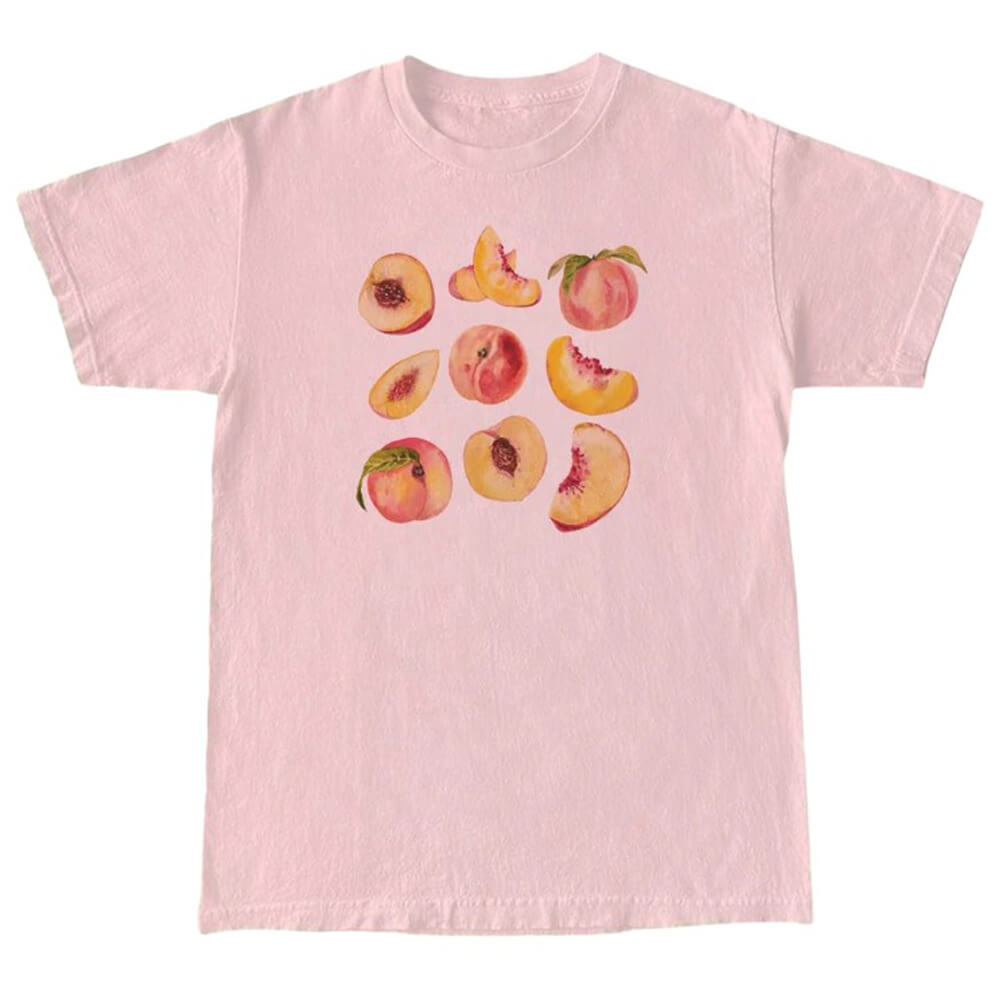 Cute Everyday Outfits, Outfit Inspo Casual Peach Graphic T-Shirt