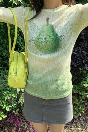 Cute Everyday Outfits, Outfit Inspo Casual Pear Gradient Knit Top