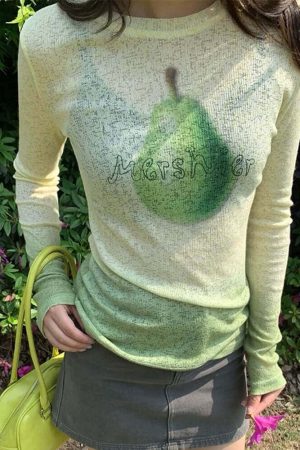 Cute Everyday Outfits, Outfit Inspo Casual Pear Gradient Knit Top