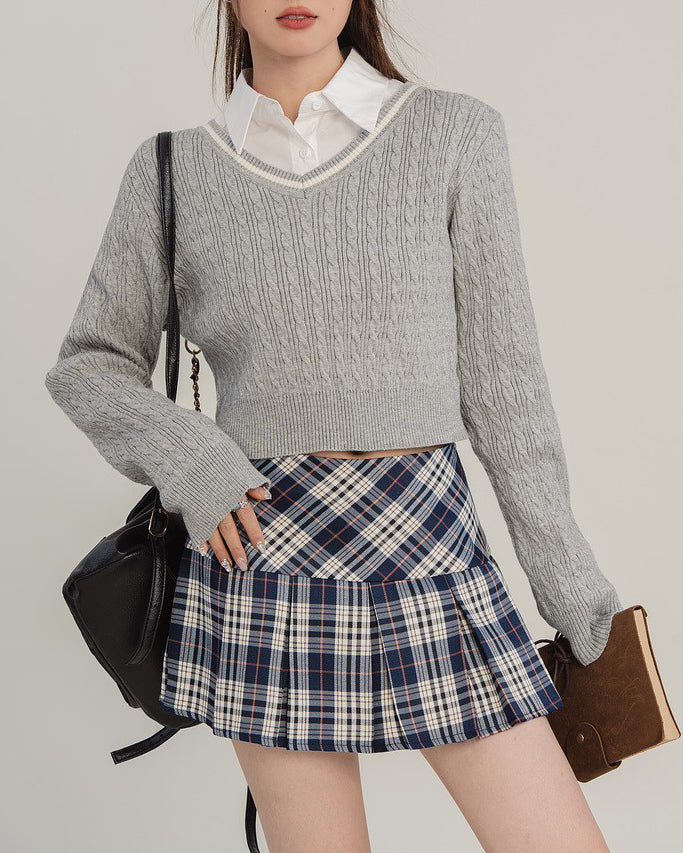 Cute Everyday Outfits, Outfit Inspo Casual Perfectly Preppy Plaid Pleated Skirt Cute Everyday Outfits, Outfit Inspo Casual Perfectly Preppy Plaid Pleated Skirt