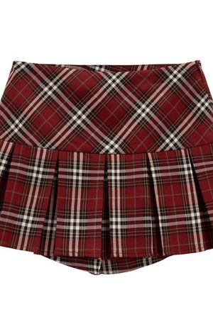 Cute Everyday Outfits, Outfit Inspo Casual Perfectly Preppy Plaid Pleated Skirt