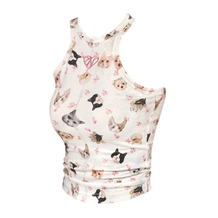 Cute Everyday Outfits, Outfit Inspo Casual Pets Print Top