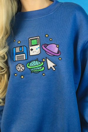 Cute Everyday Outfits, Outfit Inspo Casual Pixel Universe Sweatshirt