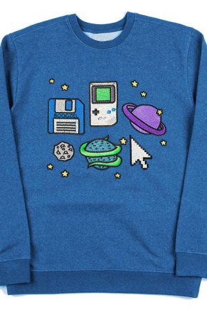 Cute Everyday Outfits, Outfit Inspo Casual Pixel Universe Sweatshirt