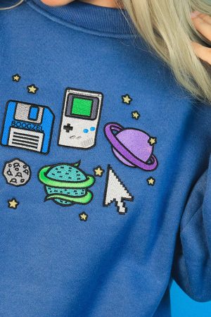 Cute Everyday Outfits, Outfit Inspo Casual Pixel Universe Sweatshirt