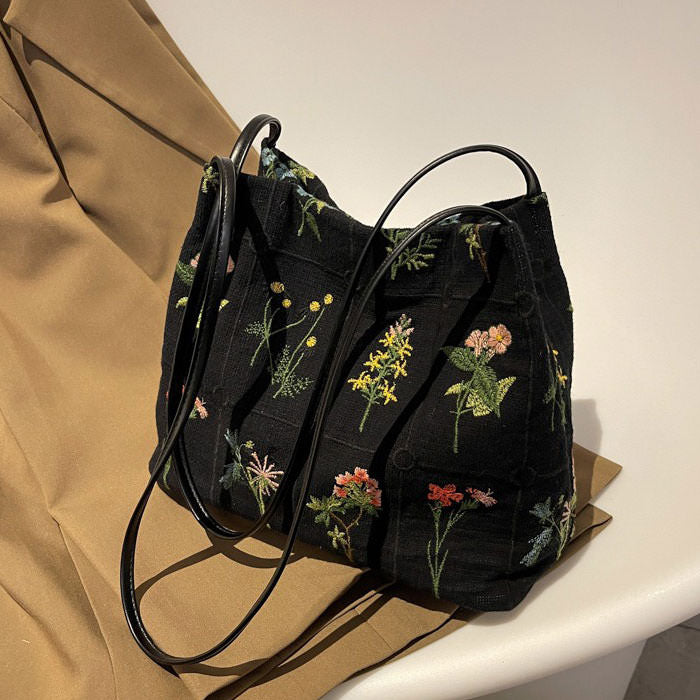 Cute Everyday Outfits, Outfit Inspo Casual Plant Mom Aesthetic Flower Embroidery Bag Cute Everyday Outfits, Outfit Inspo Casual Plant Mom Aesthetic Flower Embroidery Bag