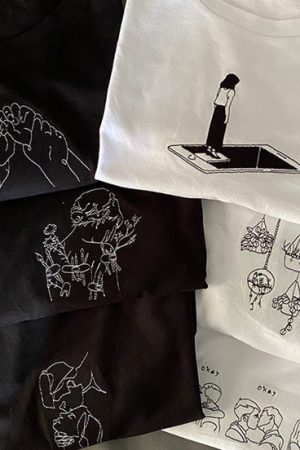 Cute Everyday Outfits, Outfit Inspo Casual Plants are Friends Embroidered Tee