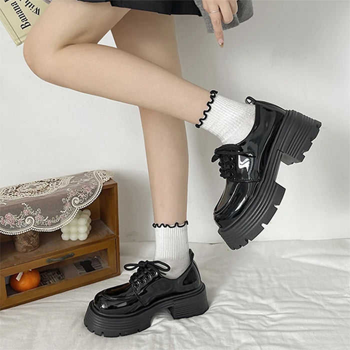 Cute Everyday Outfits, Outfit Inspo Casual Platform Oxford Boots Cute Everyday Outfits, Outfit Inspo Casual Platform Oxford Boots