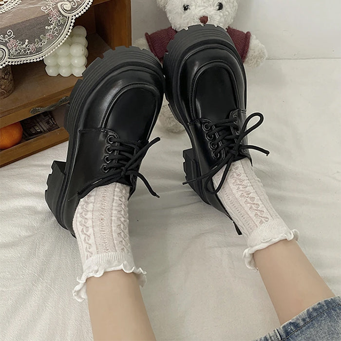 Cute Everyday Outfits, Outfit Inspo Casual Platform Oxford Boots Cute Everyday Outfits, Outfit Inspo Casual Platform Oxford Boots