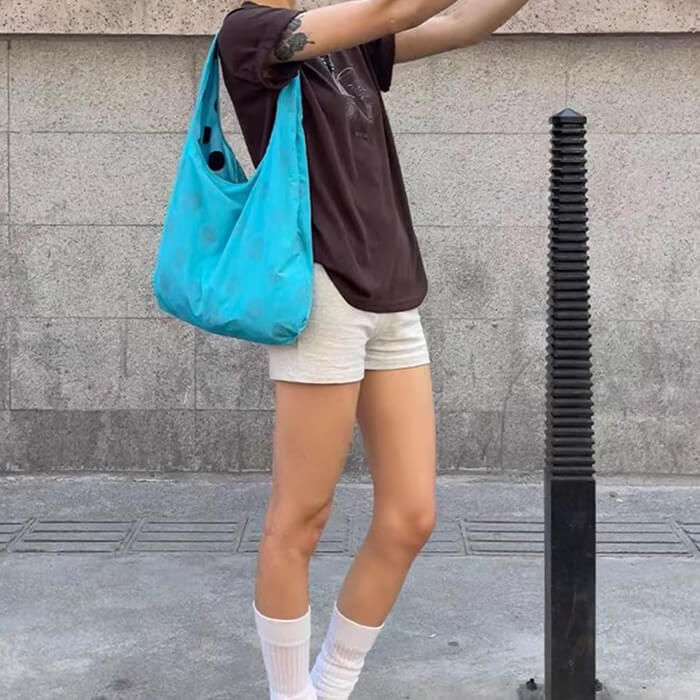 Cute Everyday Outfits, Outfit Inspo Casual Polka Dot Reversible Tote Bag Cute Everyday Outfits, Outfit Inspo Casual Polka Dot Reversible Tote Bag