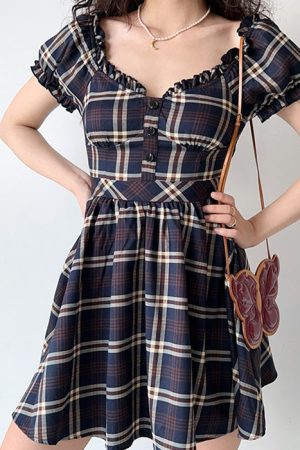 Cute Everyday Outfits, Outfit Inspo Casual Preppy Aesthetic Plaid Dress