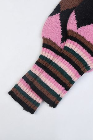 Cute Everyday Outfits, Outfit Inspo Casual Preppy Cat Argyle Collar Jumper