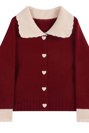 Cute Everyday Outfits, Outfit Inspo Casual Preppy Collar Knit Cardigan